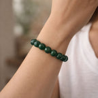 Green Onyx Faceted Bracelet | Strength & Confidence