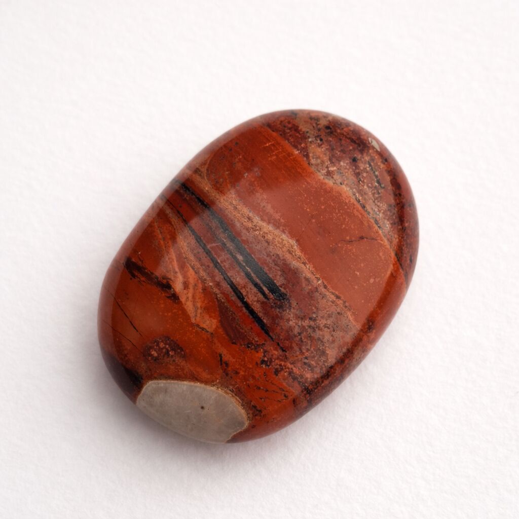Wood Jasper Palm Crystal | Stability & Grounding Main image