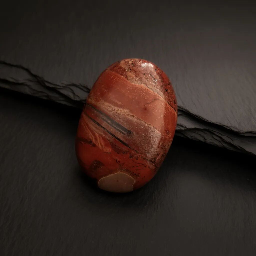 Wood Jasper Palm Crystal | Stability & Grounding Secondary image