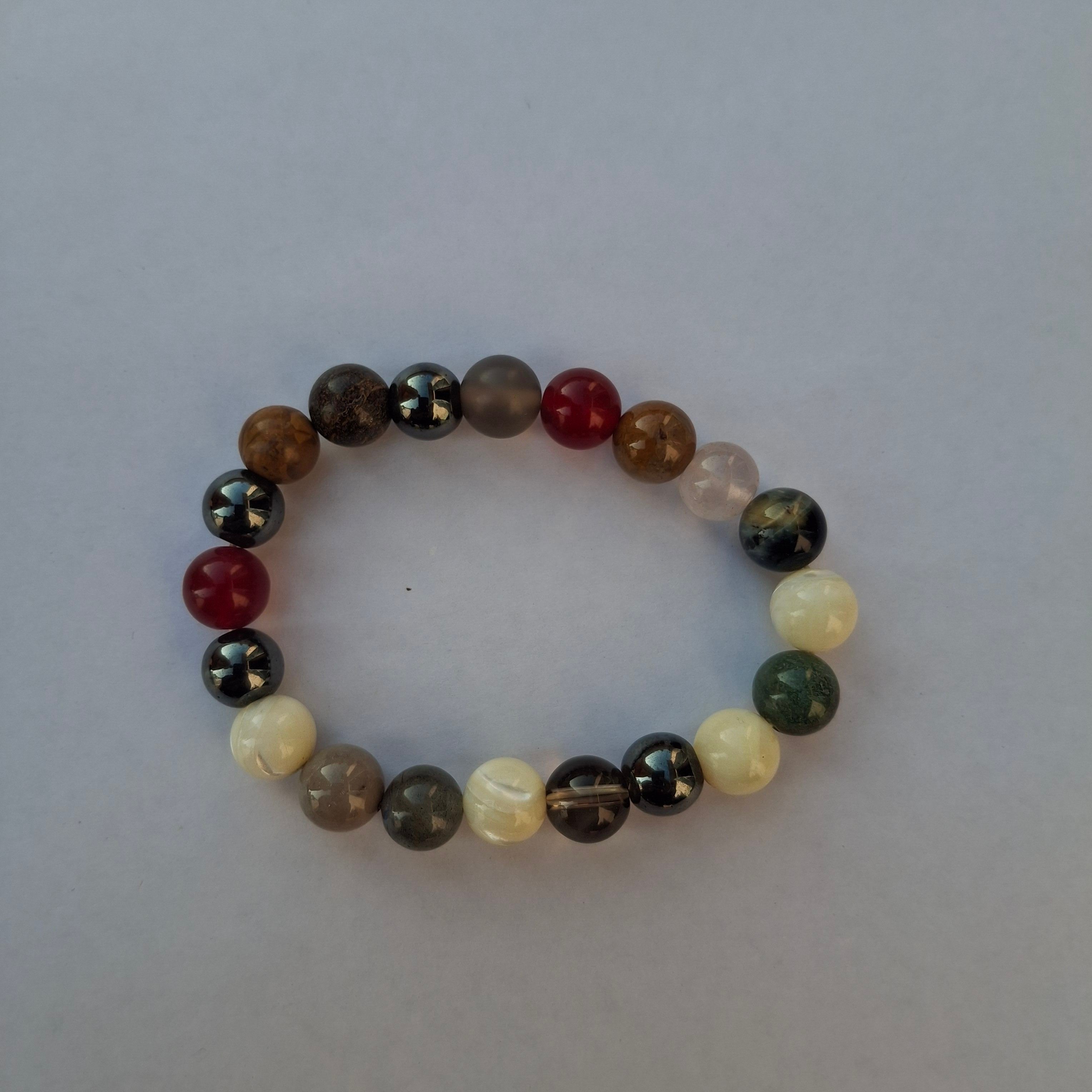 Multi Gemstone Stretch Bracelet | Holistic Balance