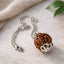 5 Mukhi Rudraksha Necklace | Silver Tone Spirit Shield