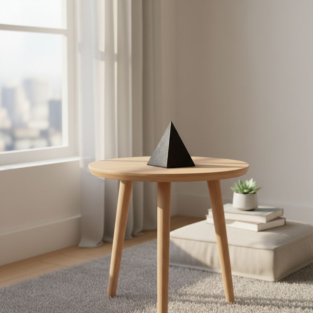 Black Obsidian Pyramid | 1500 CTW Grounding Shield
