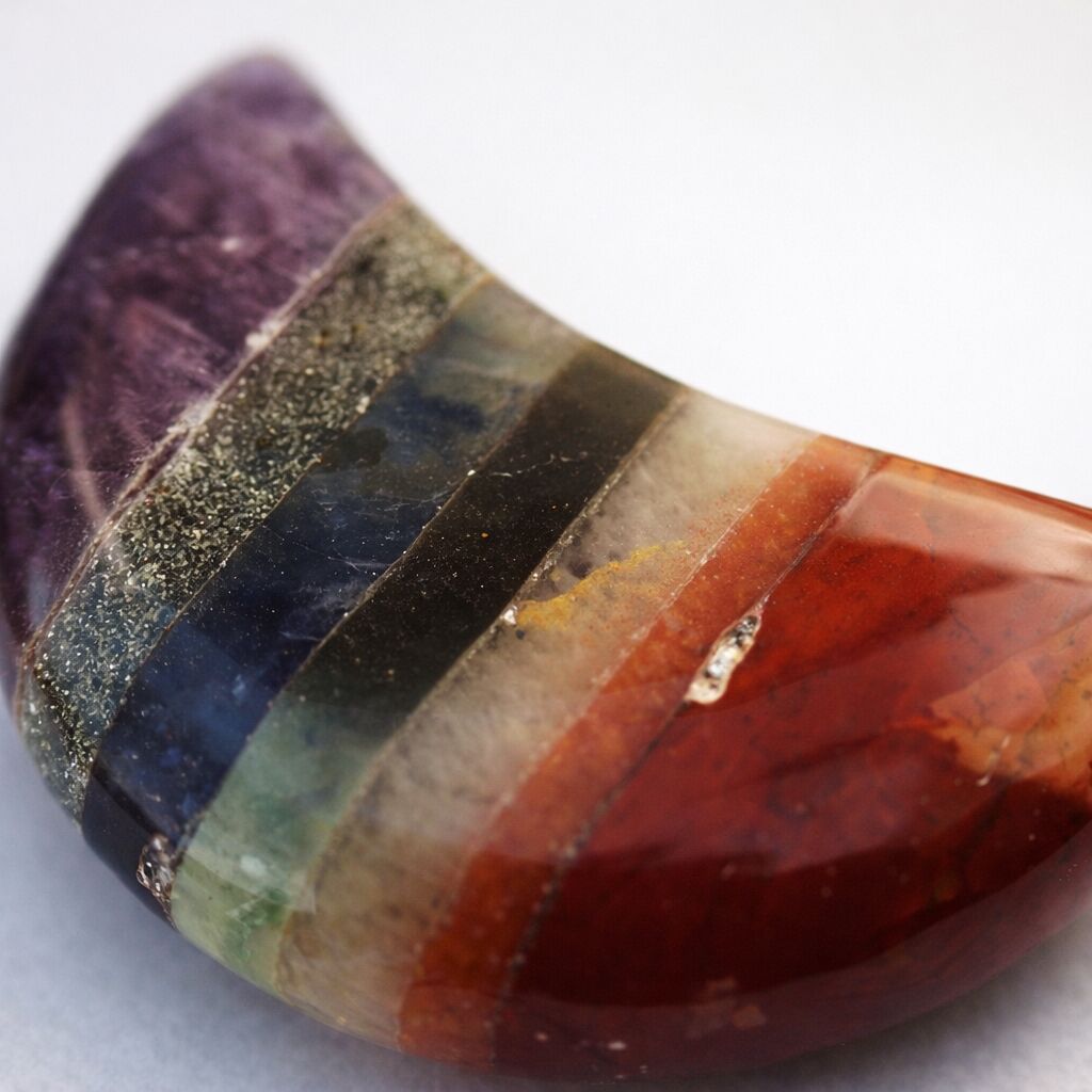 7 Chakra Moon Crystal | Bonded Stone Lunar Alignment
