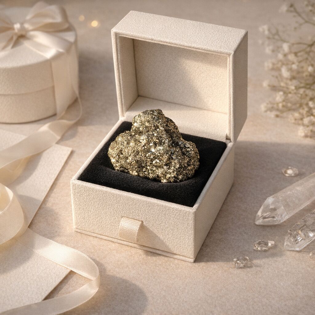 Raw Pyrite Specimen | Fool's Gold Prosperity Magnet Secondary image