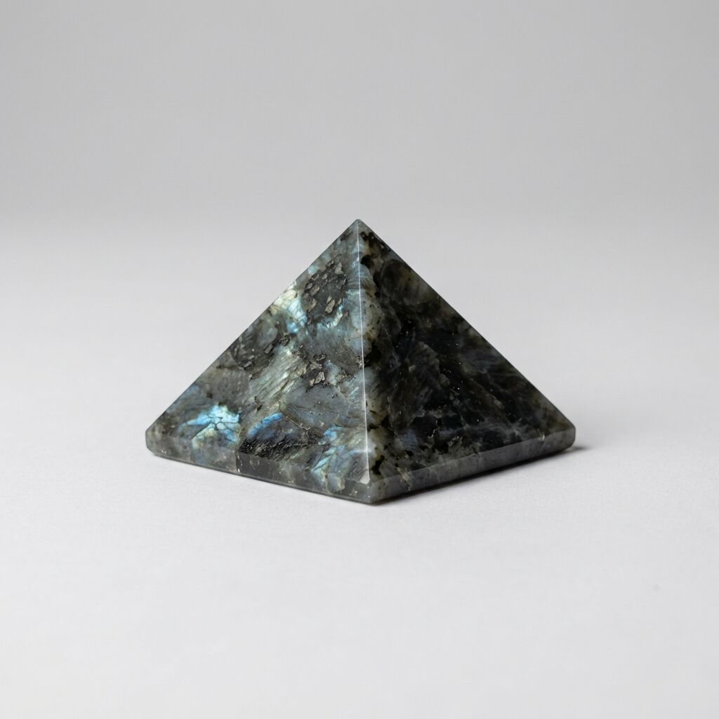 Larvikite Pyramid | Grounding, Intuition & Protection