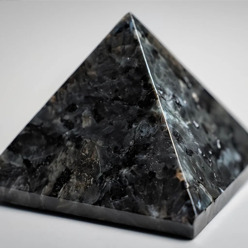 Larvikite Pyramid | Grounding, Intuition & Protection