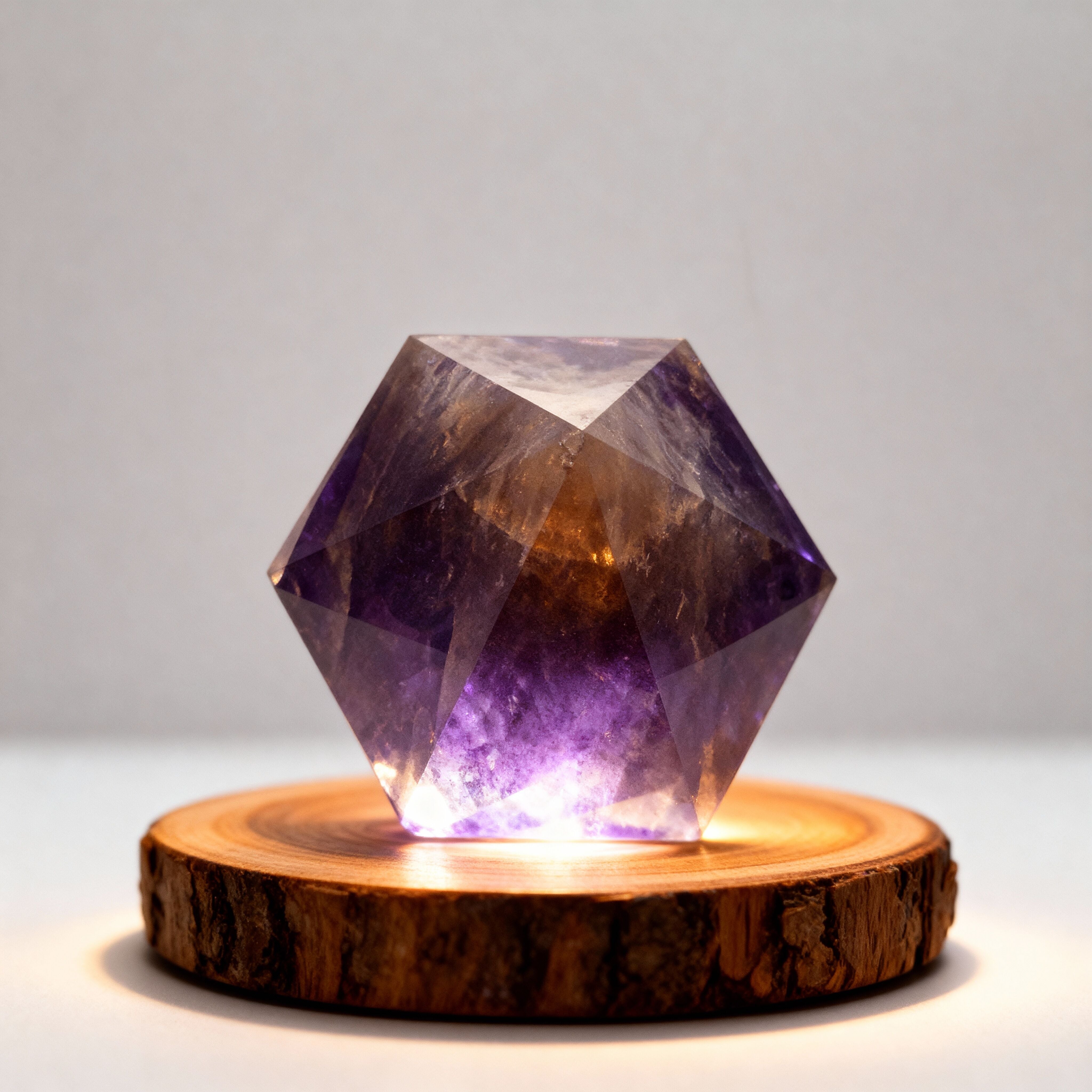 Amethyst Diamond Cut Figurine | Clarity & Spirituality Secondary image