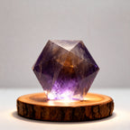 Amethyst Diamond Cut Figurine | Clarity & Spirituality