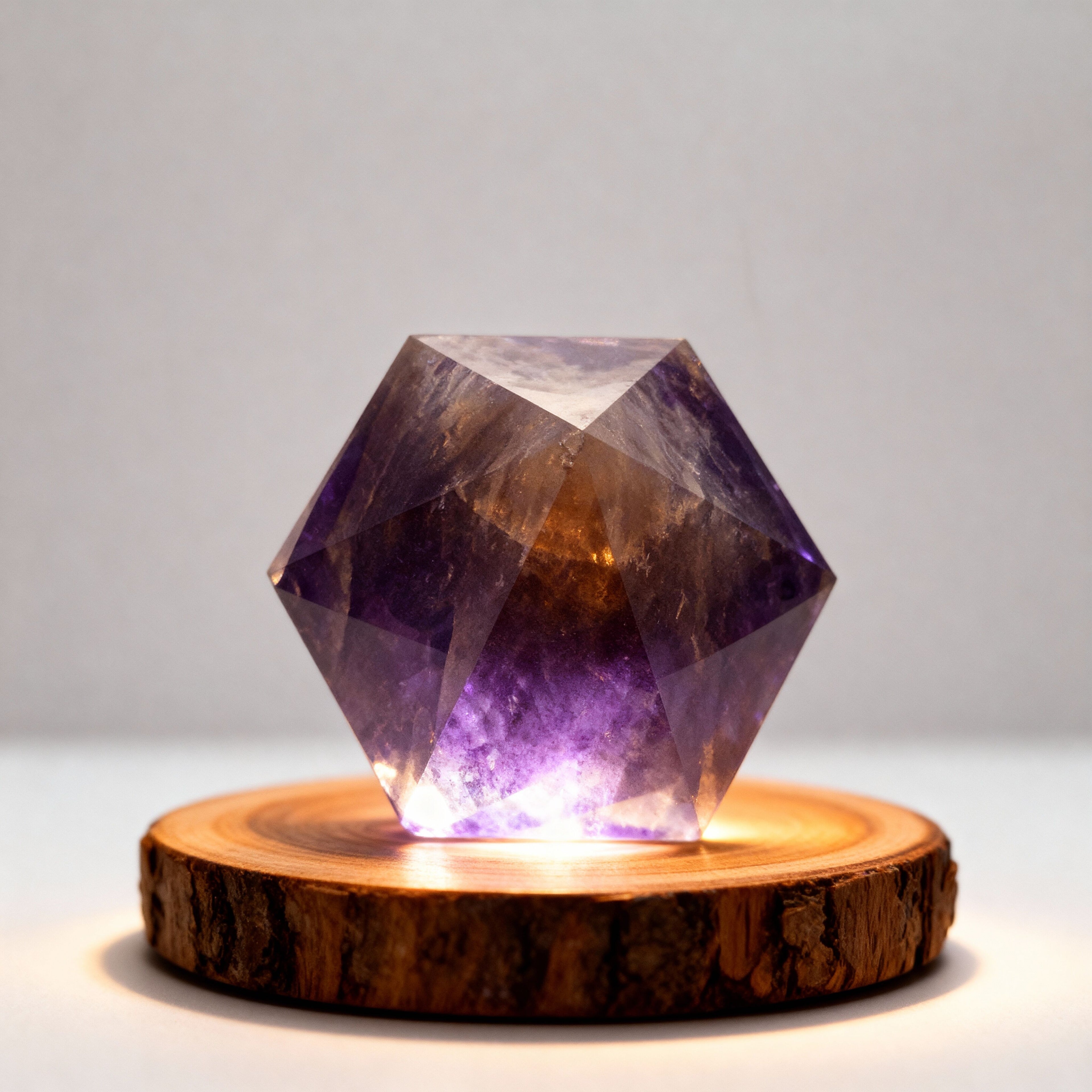 Amethyst Diamond Cut Figurine | Clarity & Spirituality