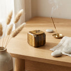 Tiger Eye Paperweight | Incense Holder Focus & Courage