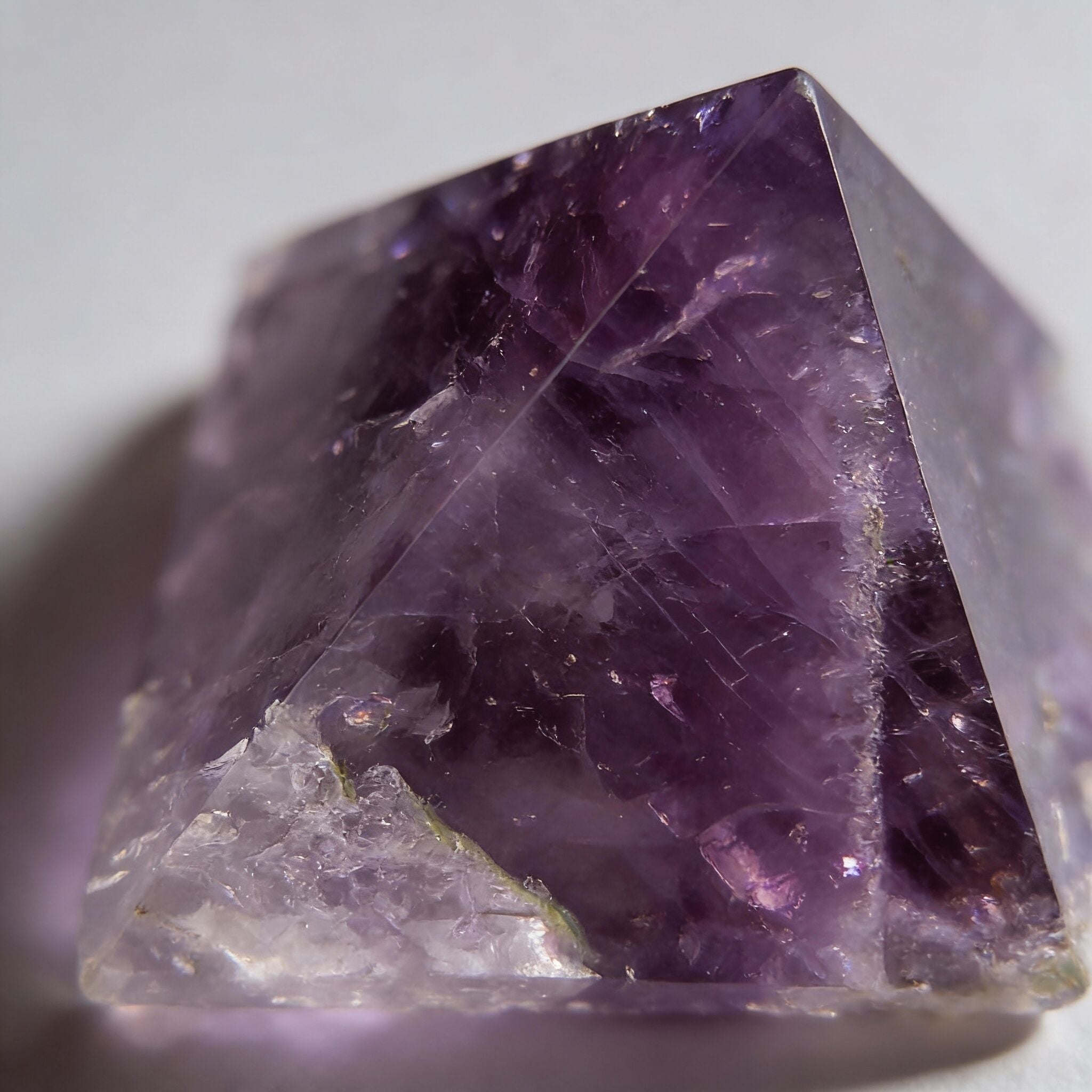 Amethyst Pyramid | Clarity, Wisdom & Protection Secondary image