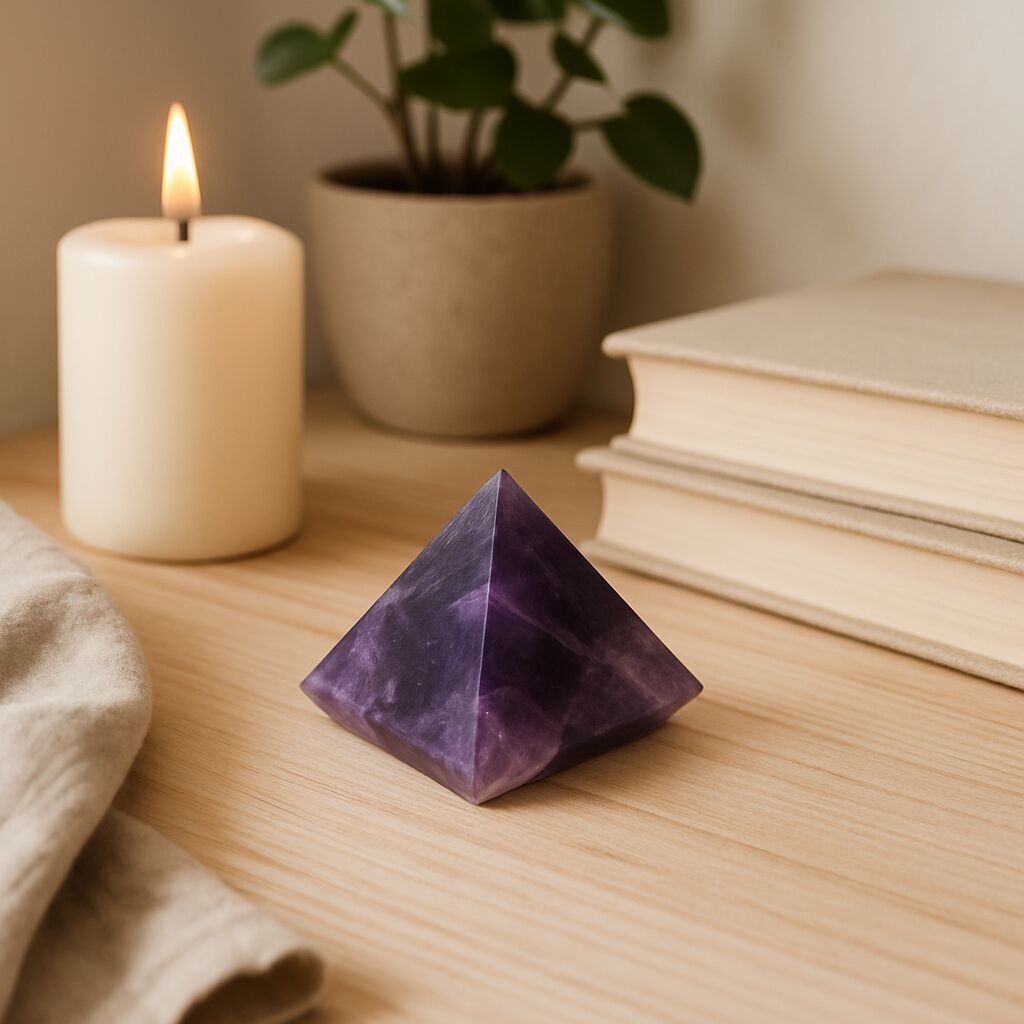 Amethyst Pyramid | Clarity, Wisdom & Protection