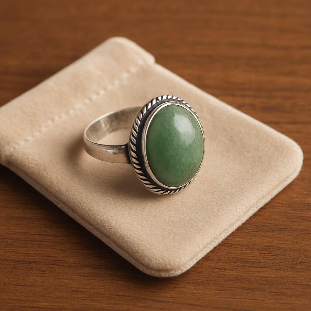Green Aventurine Ring | Luck, Prosperity & Healing