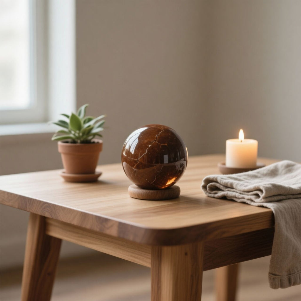 Yellow Aventurine Sphere | Confidence, Joy & Focus
