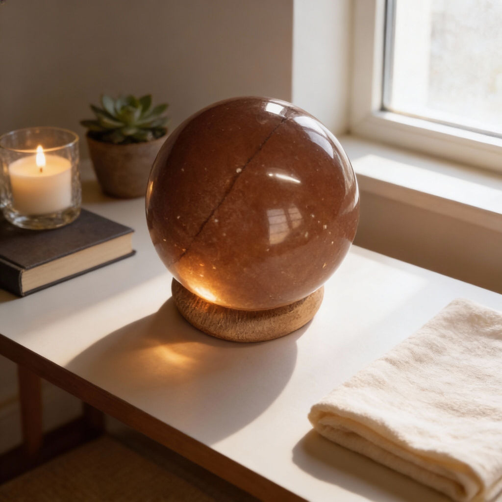 Yellow Aventurine Sphere | Confidence, Joy & Focus