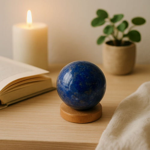 Lapis Lazuli Sphere | Wisdom, Truth & Inner Peace