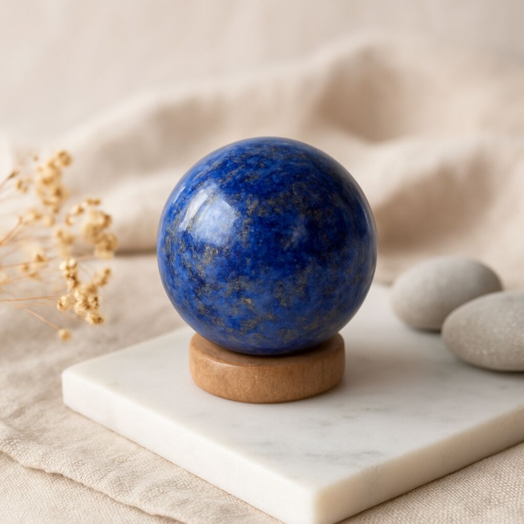 Lapis Lazuli Sphere | Wisdom, Truth & Inner Peace