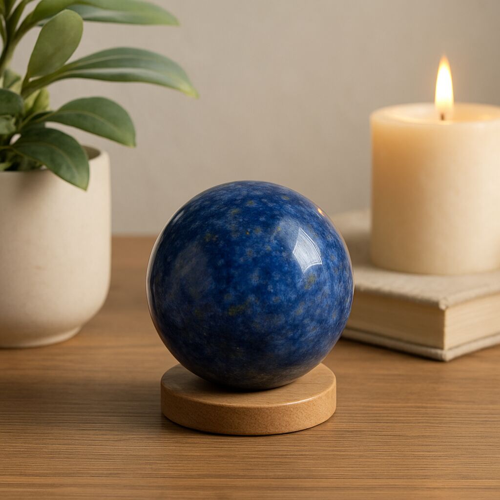 Lapis Lazuli Sphere | Wisdom, Truth & Inner Peace