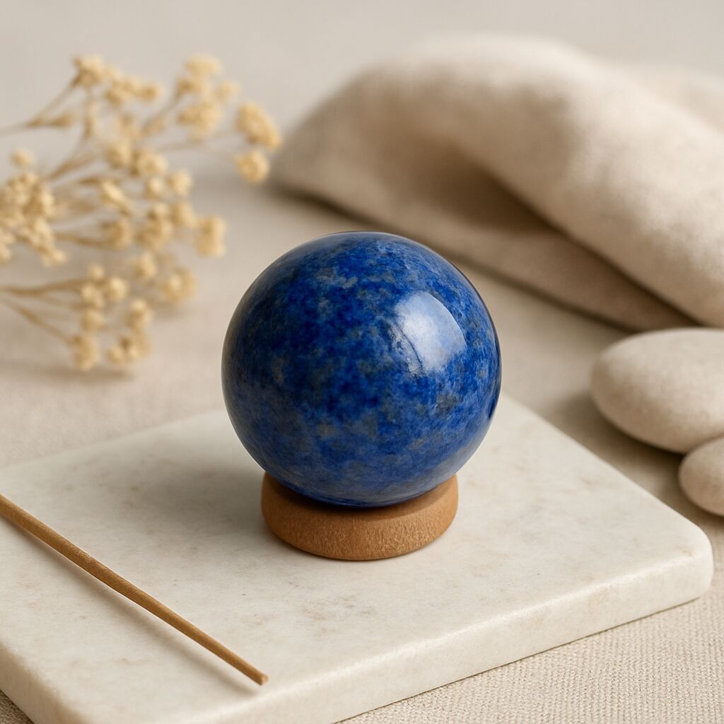 Lapis Lazuli Sphere | Wisdom, Truth & Inner Peace
