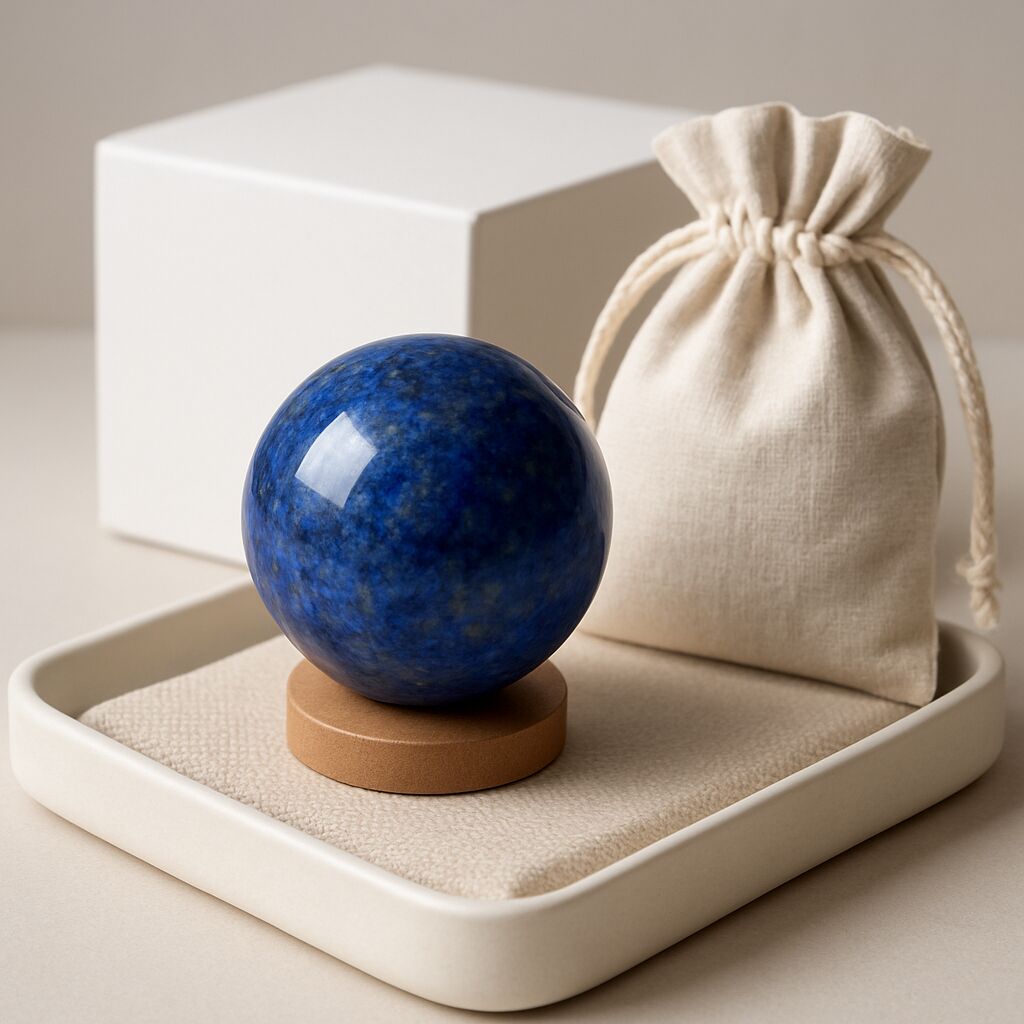 Lapis Lazuli Sphere | Wisdom, Truth & Inner Peace