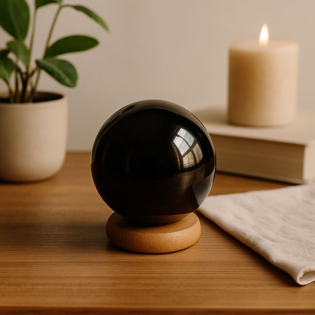 Shungite Sphere | Protection, Grounding & Detox