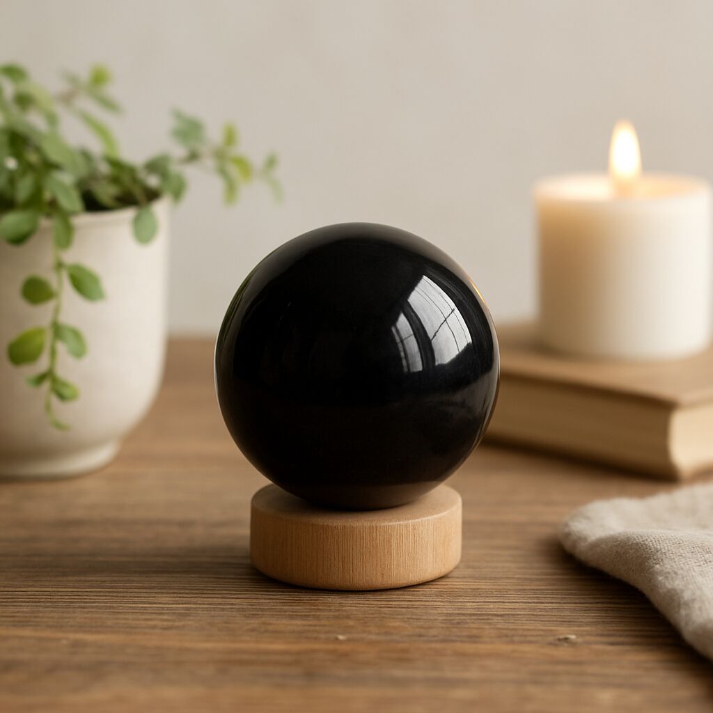 Shungite Sphere | Protection, Grounding & Detox