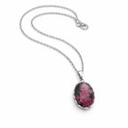Rhodonite Pendant | Compassion, Healing & Balance