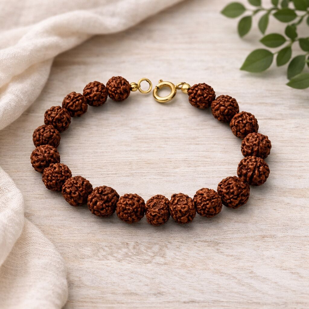 5 Mukhi Rudraksh Bracelet | Peace, Protection & Calm Main image