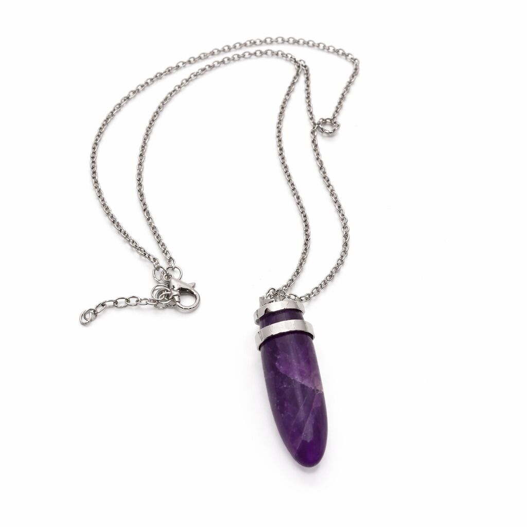 Amethyst Vogel Pendant | Wisdom, Clarity & Guidance Secondary image