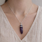 Amethyst Vogel Pendant | Wisdom, Clarity & Guidance