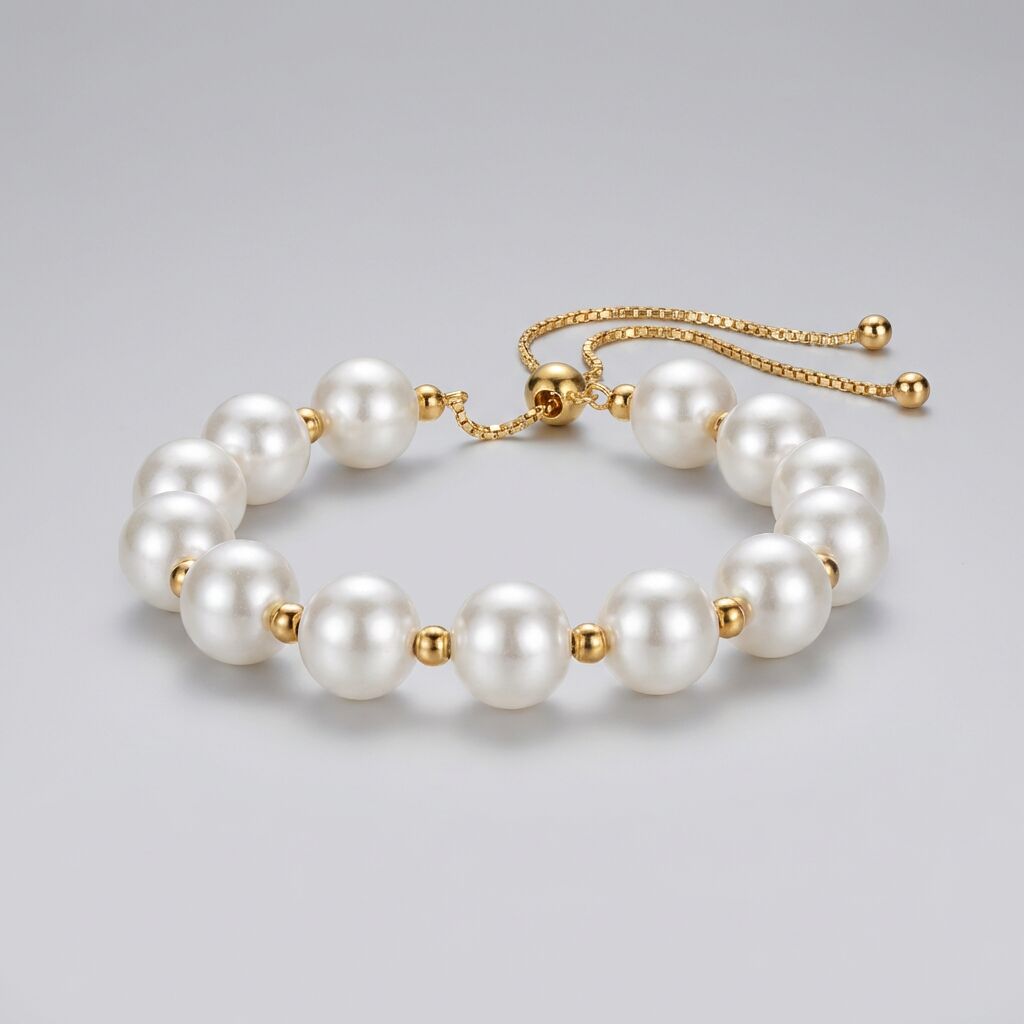 Shell Pearl Bracelet | Elegance, Purity & Serenity