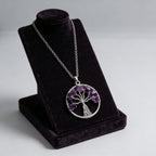 Amethyst Tree of Life Pendant | Growth & Protection