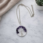 Amethyst Tree of Life Pendant | Growth & Protection
