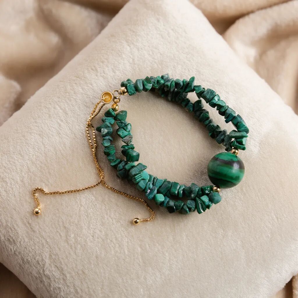 Malachite Orgonite Bracelet | Transformation & Energy