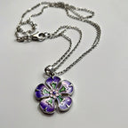 Flow Enamel Pendant | Creative Expression Necklace