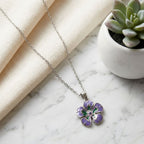 Flow Enamel Pendant | Creative Expression Necklace