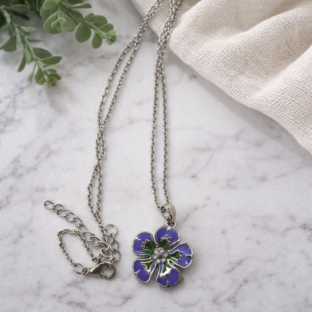 Flow Enamel Pendant | Creative Expression Necklace