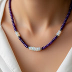Amethyst & Opal Necklace | Wisdom & Transformation