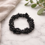 Black Spinel 3 Row Bracelet | Bold & Refined Energy