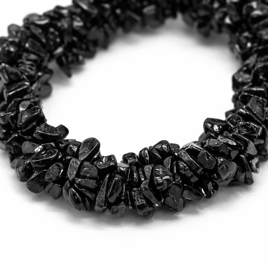 Black Spinel 3 Row Bracelet | Bold & Refined Energy