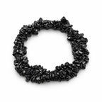 Black Spinel 3 Row Bracelet | Bold & Refined Energy
