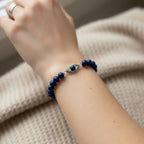 Lapis Evil Eye Bracelet | Protection & Clarity