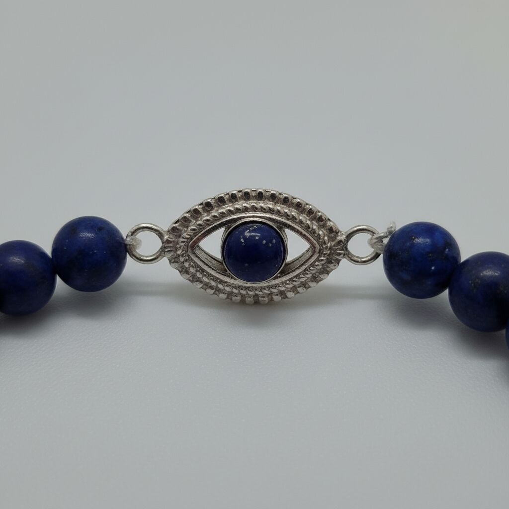 Lapis Evil Eye Bracelet | Protection & Clarity