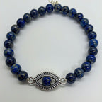 Lapis Evil Eye Bracelet | Protection & Clarity