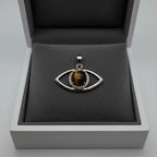 Tiger Eye Evil Eye Pendant | Confidence & Protection