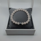 White Jade Hematite Bracelet | Calm & Balance