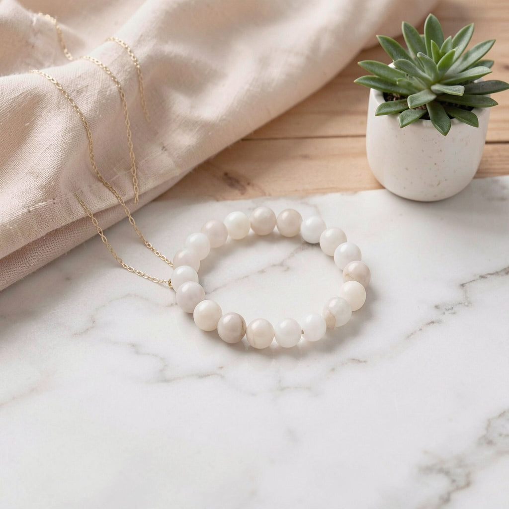 Milky Agate Bracelet | Calm & Everyday Balance