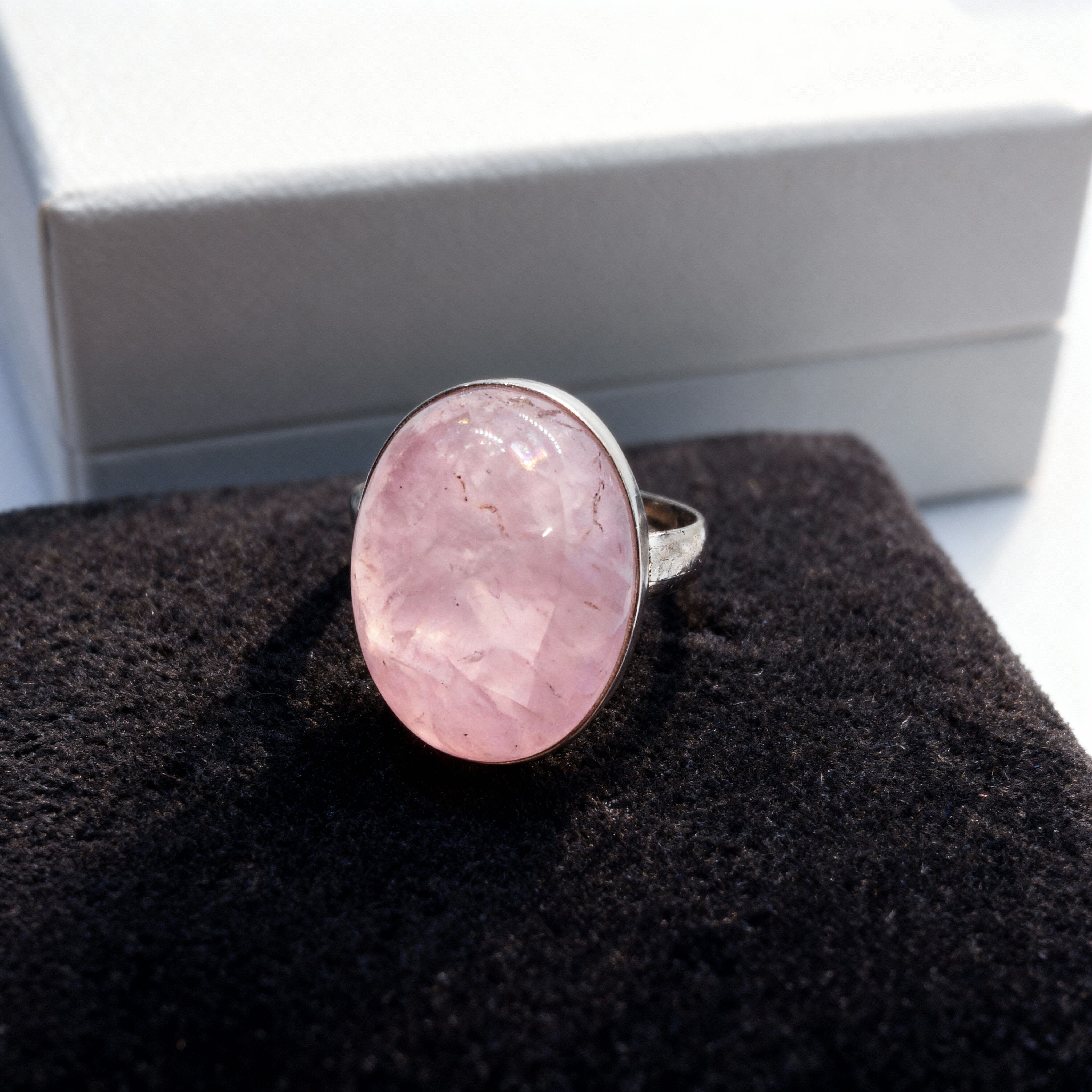 Rose Quartz Ring | Self Love & Calm Elegance Main image