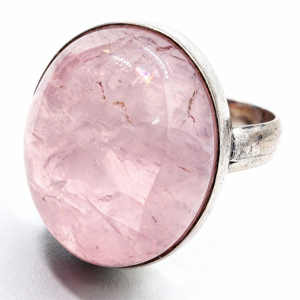 Rose Quartz Ring | Self Love & Calm Elegance