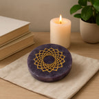 Amethyst Disc Decor | Calm & Mindful Energy